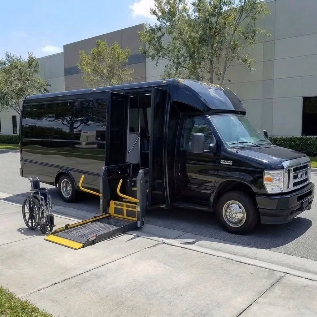 brooklyn center 18 passenger minibus wheelchair lift
