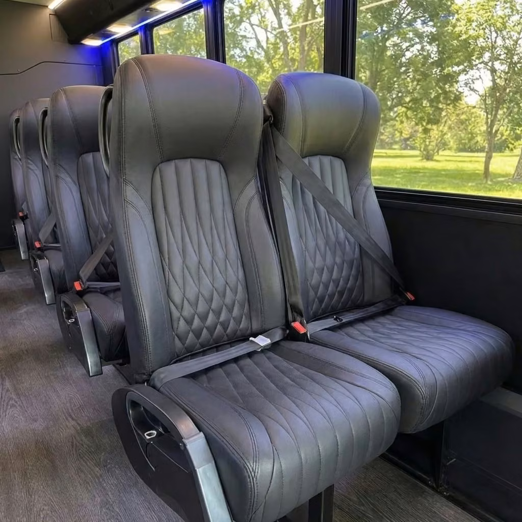brooklyn center 20 passenger minibus high back seats