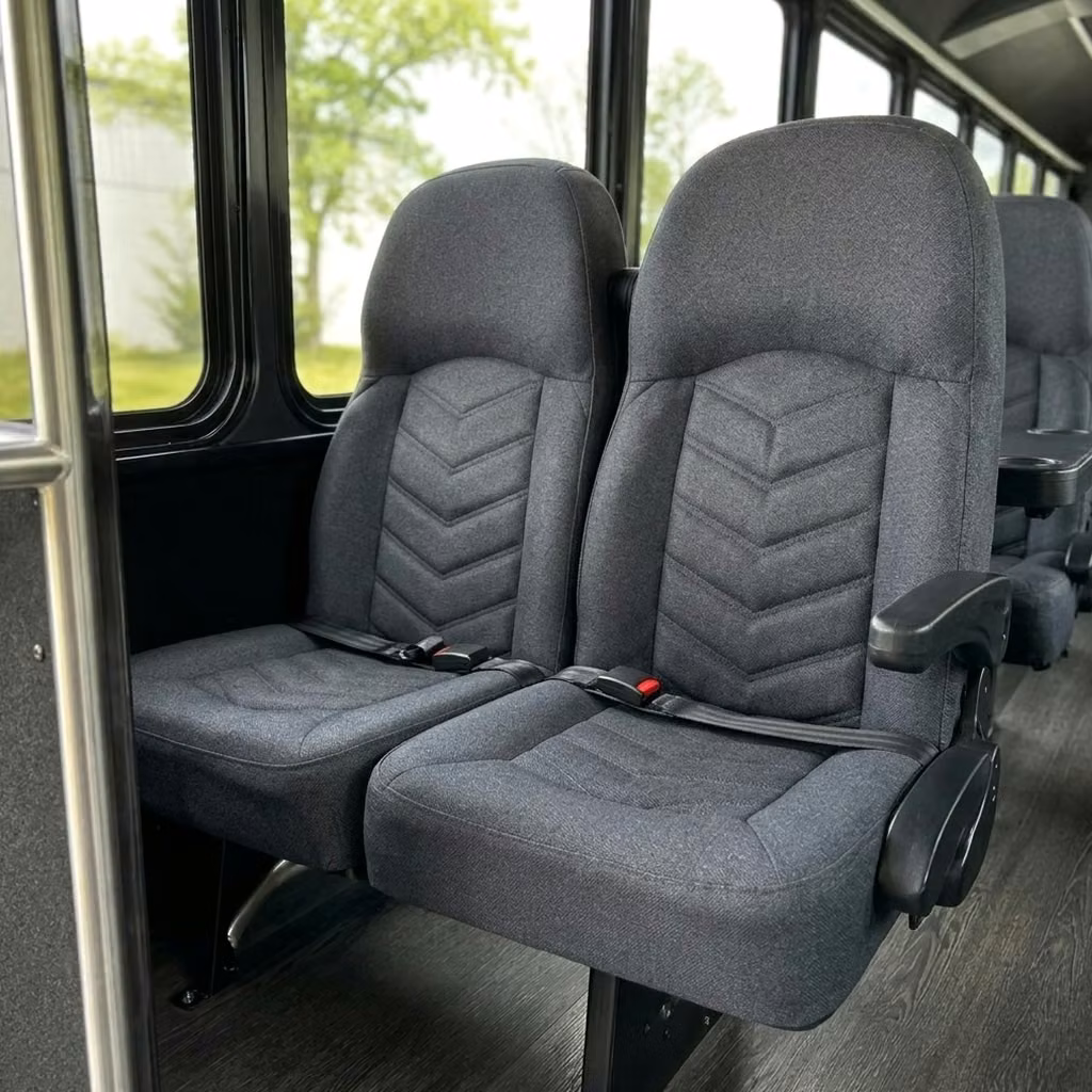 brooklyn center 25 passenger minibus high back seats