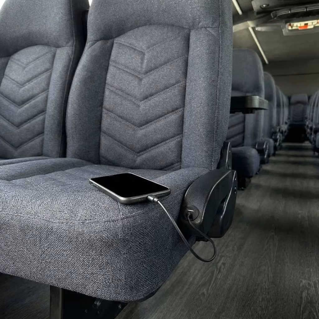 brooklyn center 25 passenger minibus usb charging