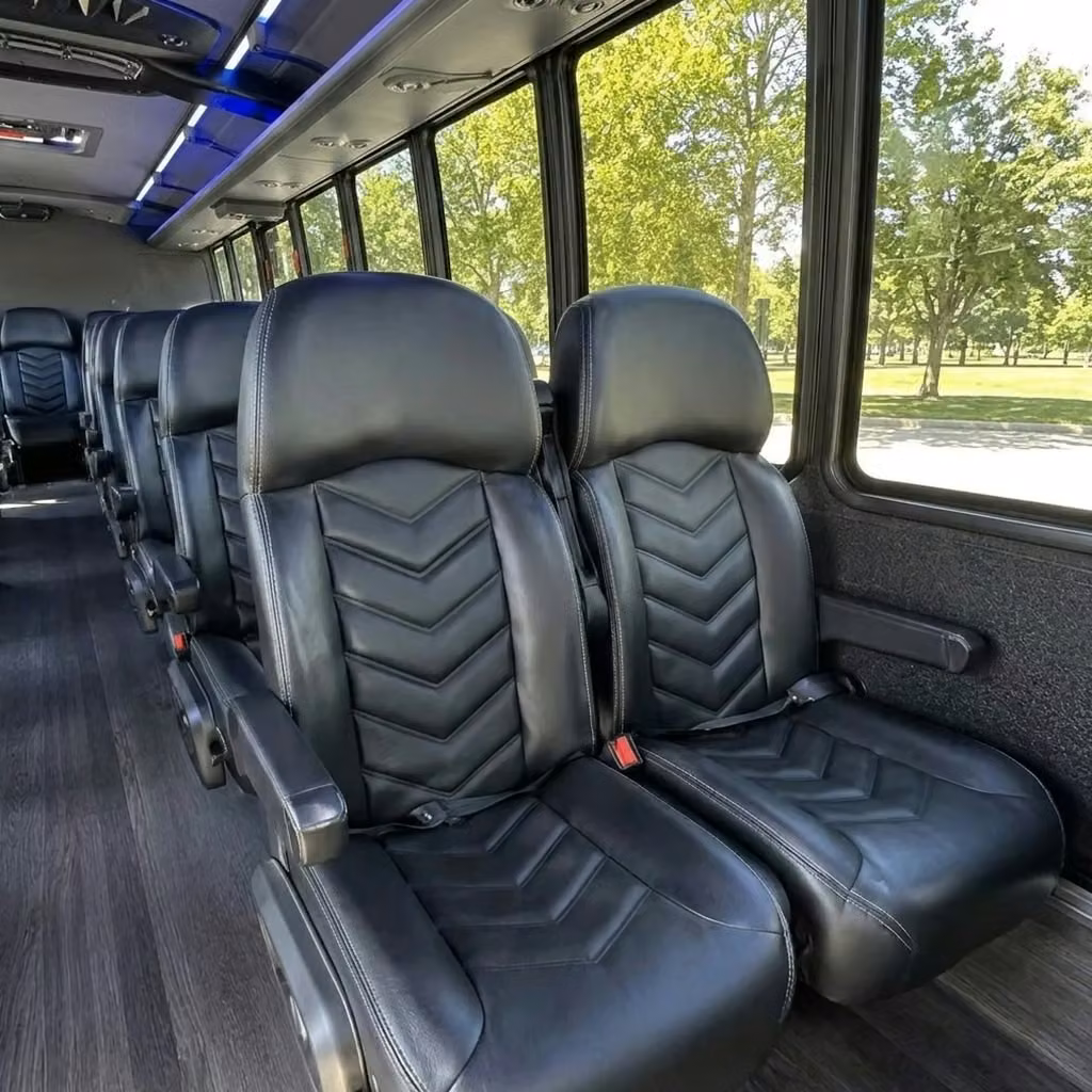 brooklyn center 28 passenger minibus seating