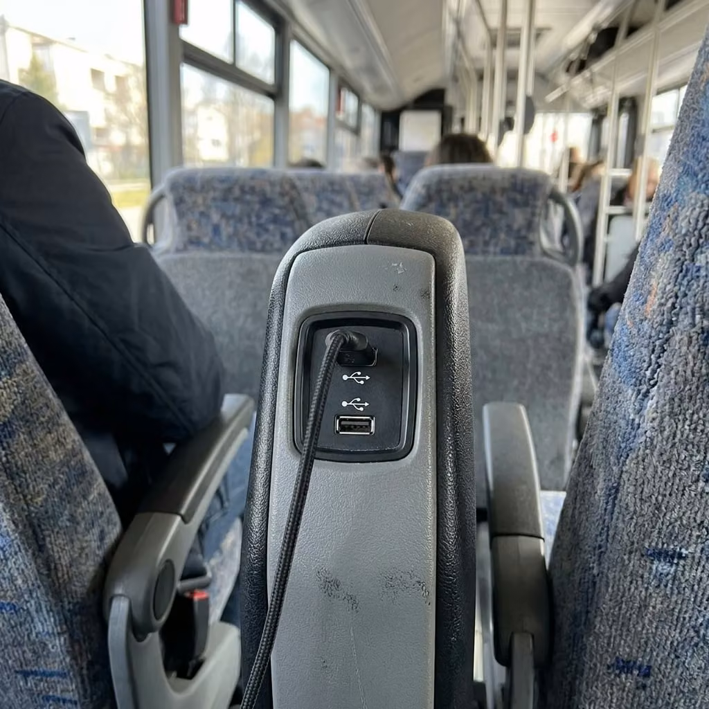 brooklyn center 28 passenger minibus usb charging