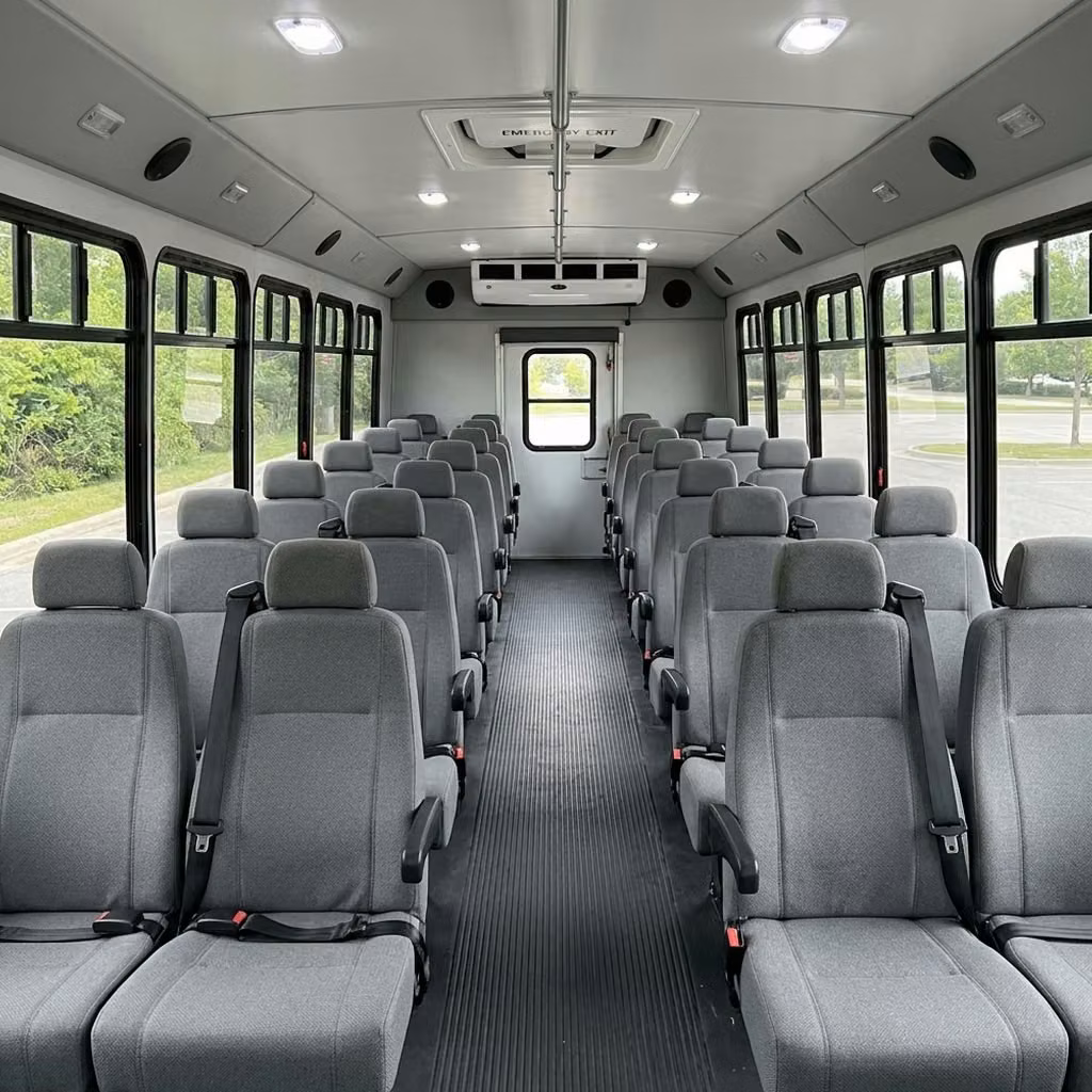 brooklyn center 35 passenger minibus seating