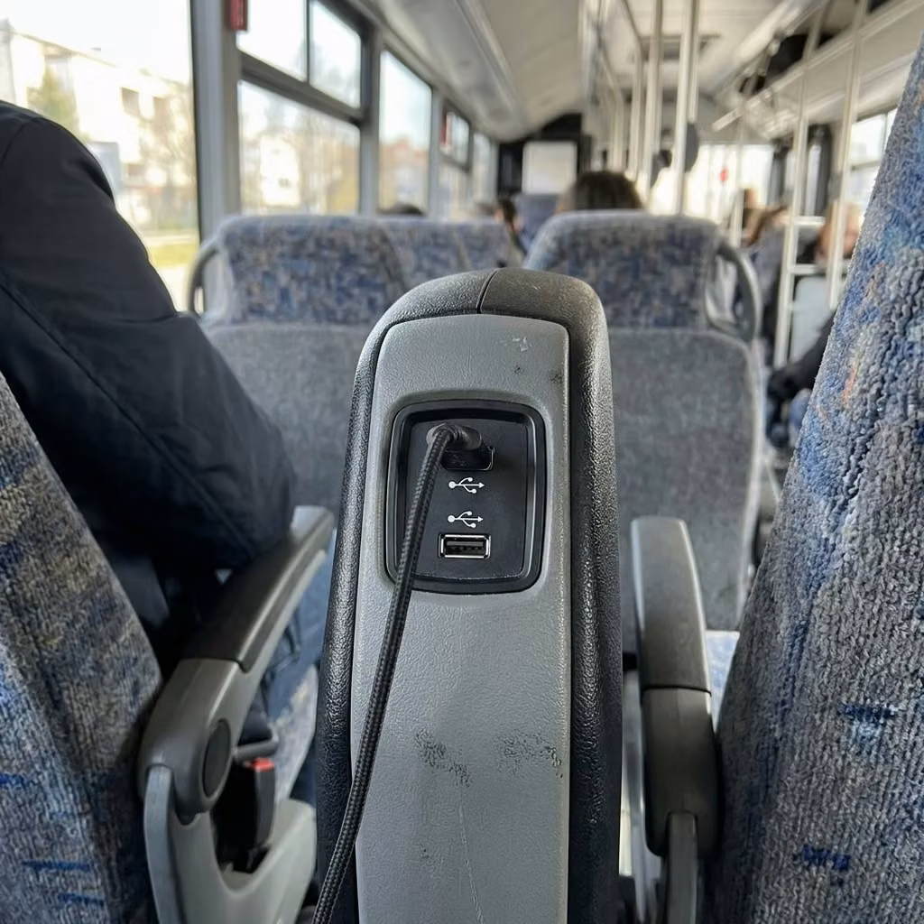 brooklyn center 35 passenger minibus usb charging