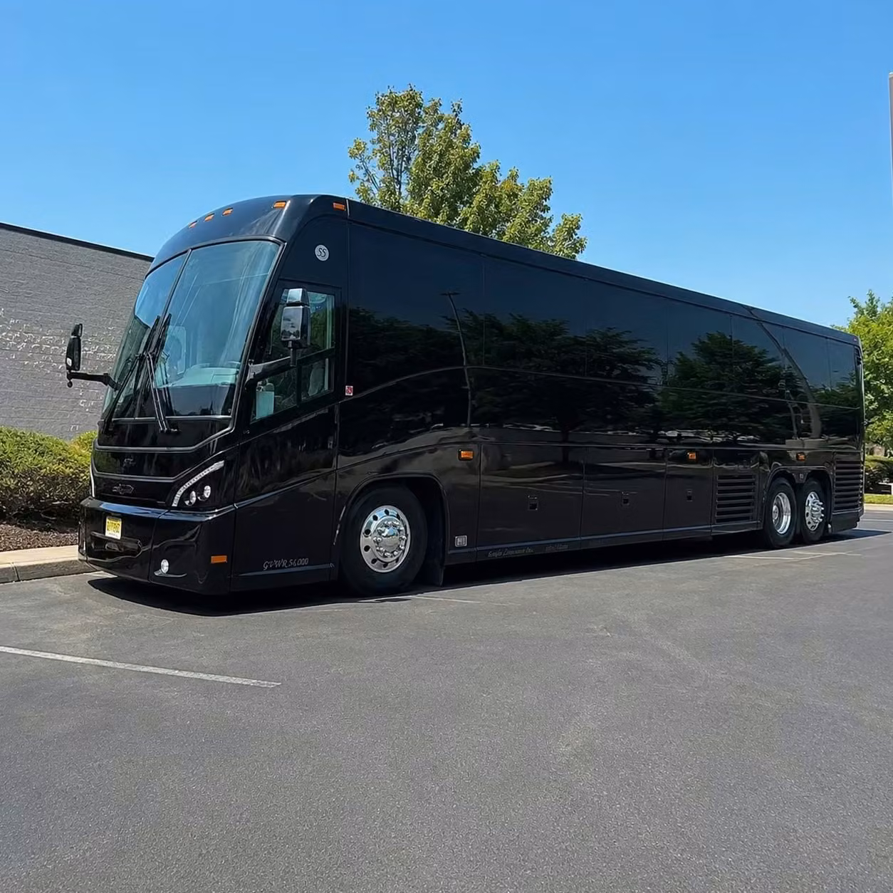 brooklyn center 56 passenger charter bus rental