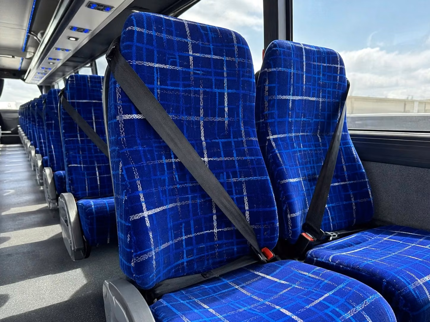 brooklyn center charter bus interior 3