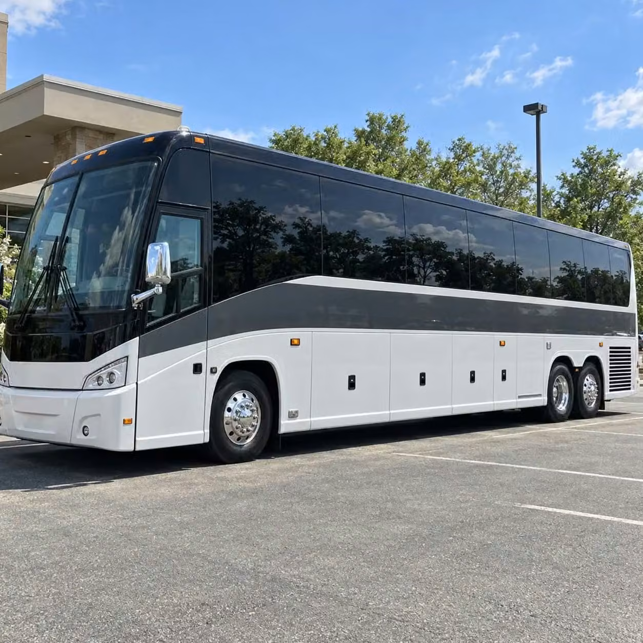 brooklyn center charter bus transportation to huntington bank stadium