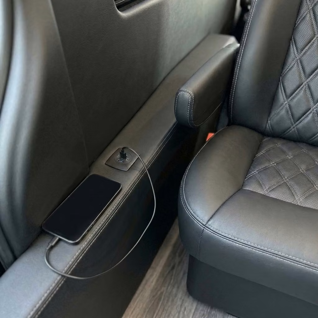 brooklyn center sprinter van rental with driver usb charging