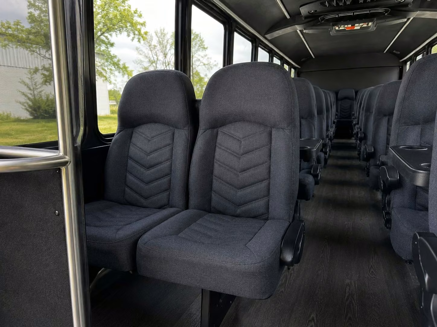 25 passenger minibus interior