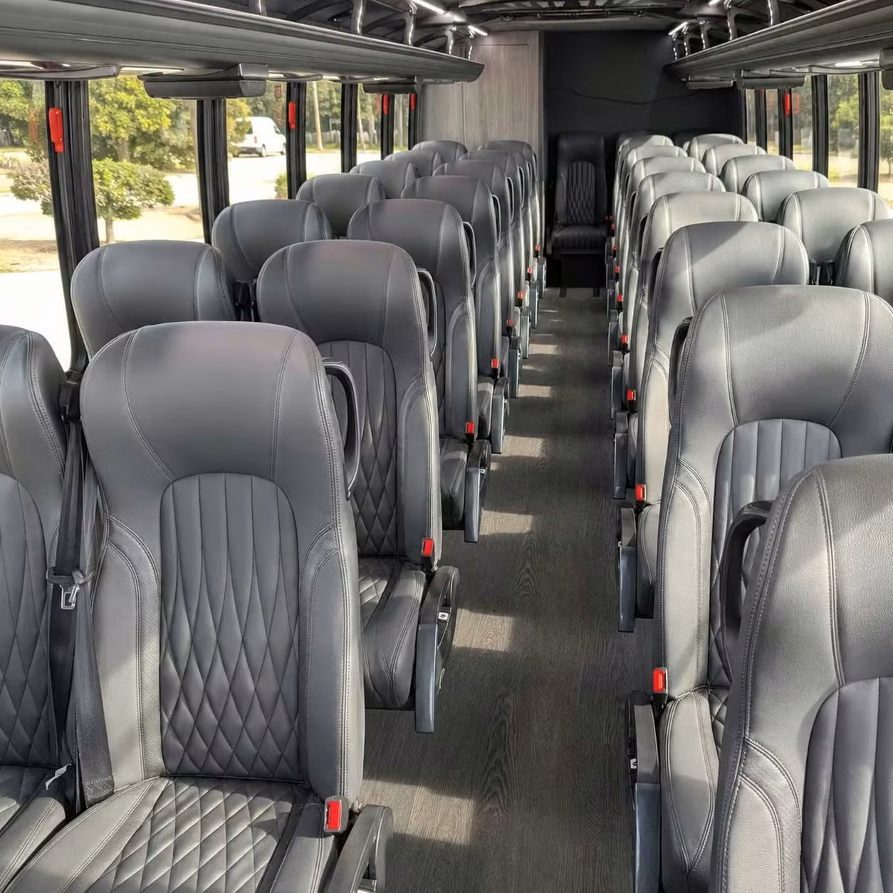 28 passenger minibus interior