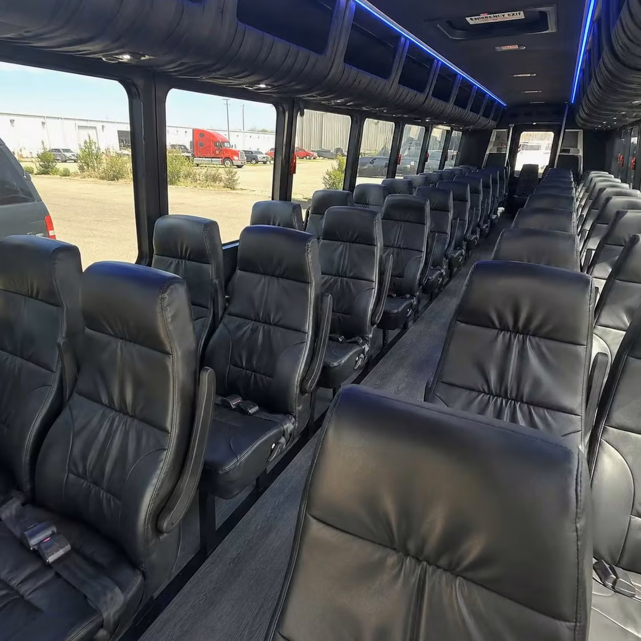 35 passenger minibus inside